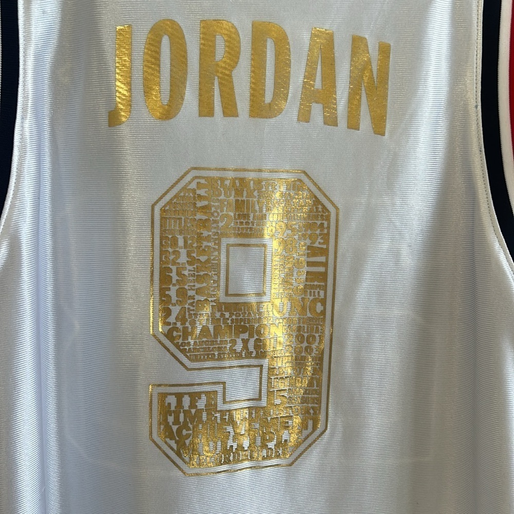 Michael Jordan UNC USA Reversible Basketball Jersey Size XL - Picture 15 of 16